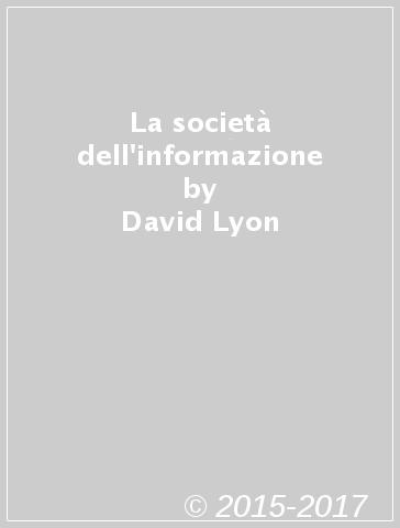 Copertina di La società dell'informazione